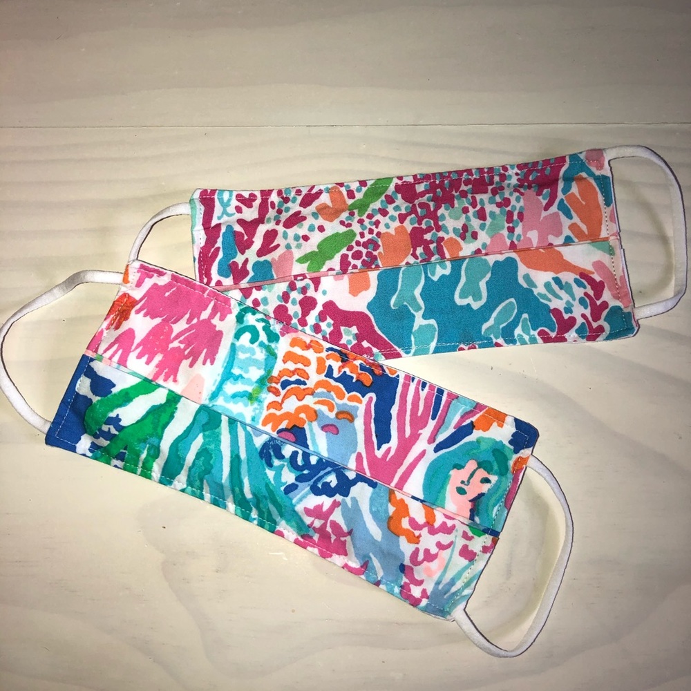 Lilly Pulitzer Inspired Masks 🎭 2 for $25